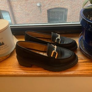 Lack padded platform loafers